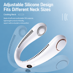 Portable Neck Fan with Rechargeable Battery Lightweight Cooling Fan