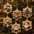 6-Piece Christmas Diamond Painting Ornament Kit