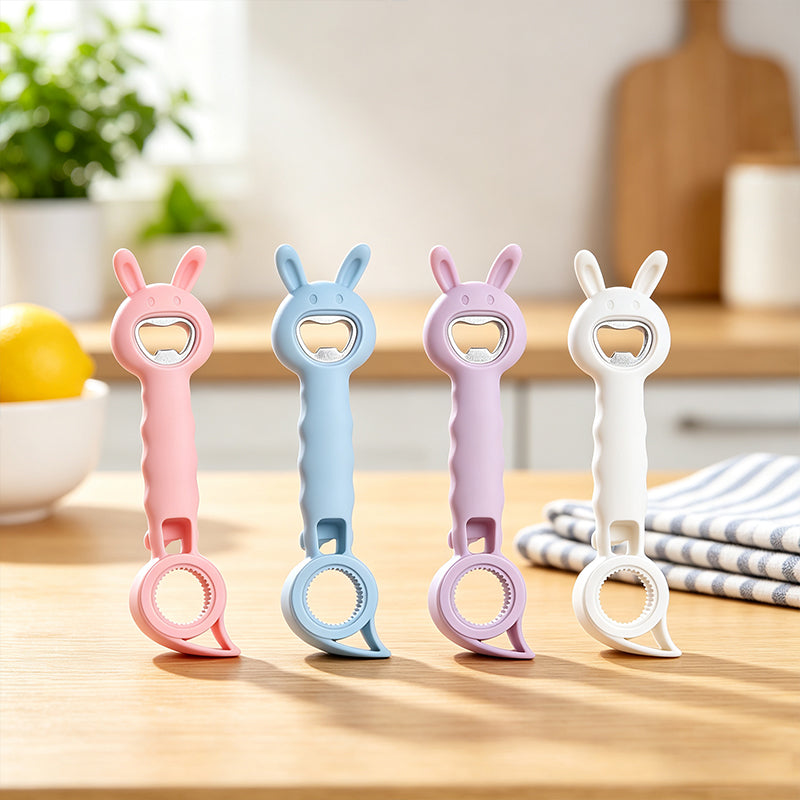 4‑in‑1 Multi‑Function Bottle & Jar Opener