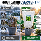 Plant Frost Protection Cover – Breathable Reusable Winter Plant Shield