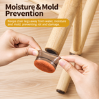 Chair Leg Floor Protectors for Hardwood Floors – Felt Furniture Leg Covers