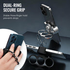 360° Rotating Magnetic Phone Ring Holder with Foldable Grip