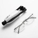 Portable Eyeglass Lens Cleaner with Dry Carbon Pads
