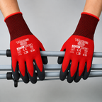 Cut Resistant Latex Coated Gardening Work Gloves