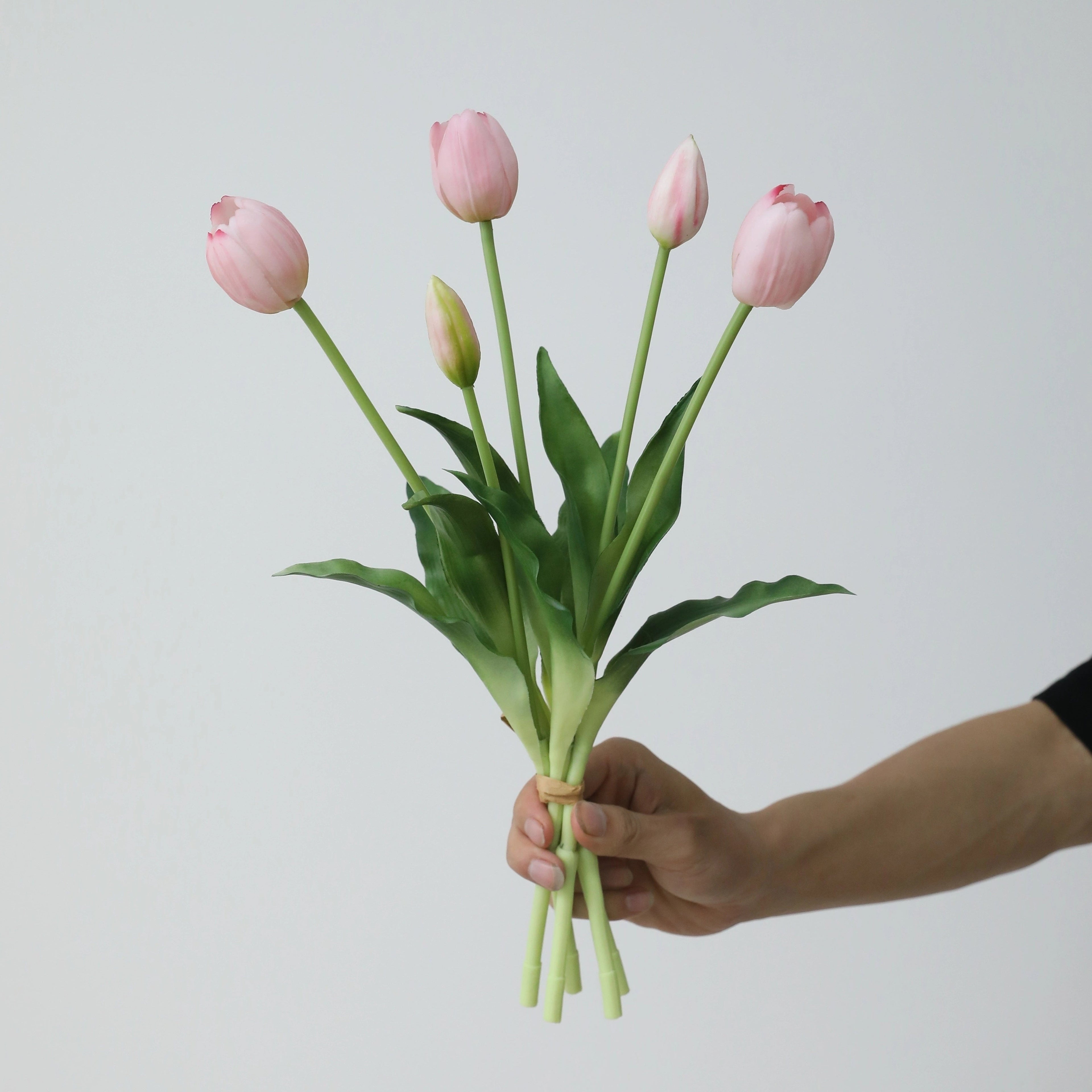 Artificial Tulips 15pcs Mixed Color – UV-Resistant Wedding Bouquet Flowers