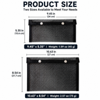 Non-Stick BBQ Grill Mesh Bags, 3-Pack for Vegetables, Seafood & Meat