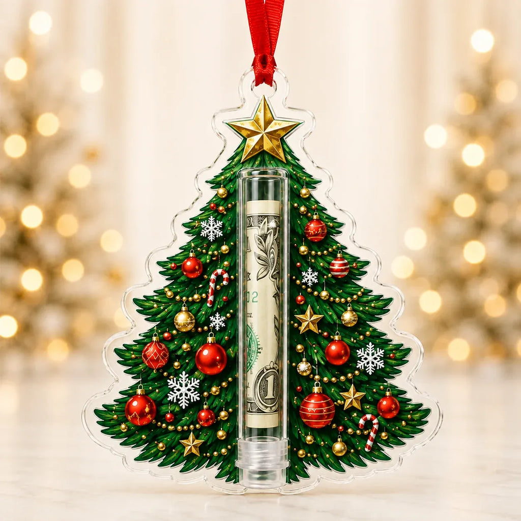 Christmas Cash Holder Ornament — Turn Cash Into a Christmas Surprise
