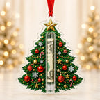 Christmas Cash Holder Ornament — Turn Cash Into a Christmas Surprise