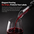Rechargeable Electric Wine Opener Set with Foil Cutter, Pourer & Stopper