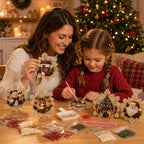 6-Piece Christmas Diamond Painting Ornament Kit