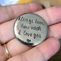 Hand Stamped Pocket Love Token – Inspirational Keepsake Gift