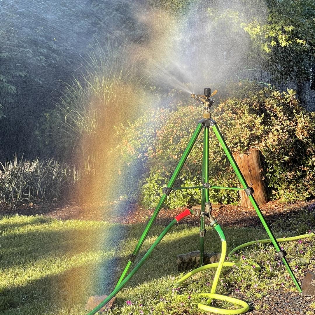 Telescoping Tripod with Part or Full Circle 3/4"- Koala Impulse Sprinkler (Adjustable)