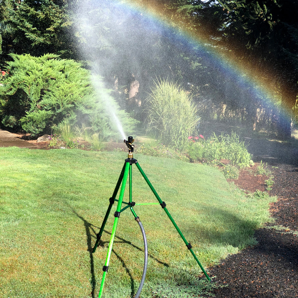 Telescoping Tripod with Part or Full Circle 3/4"- Koala Impulse Sprinkler (Adjustable)