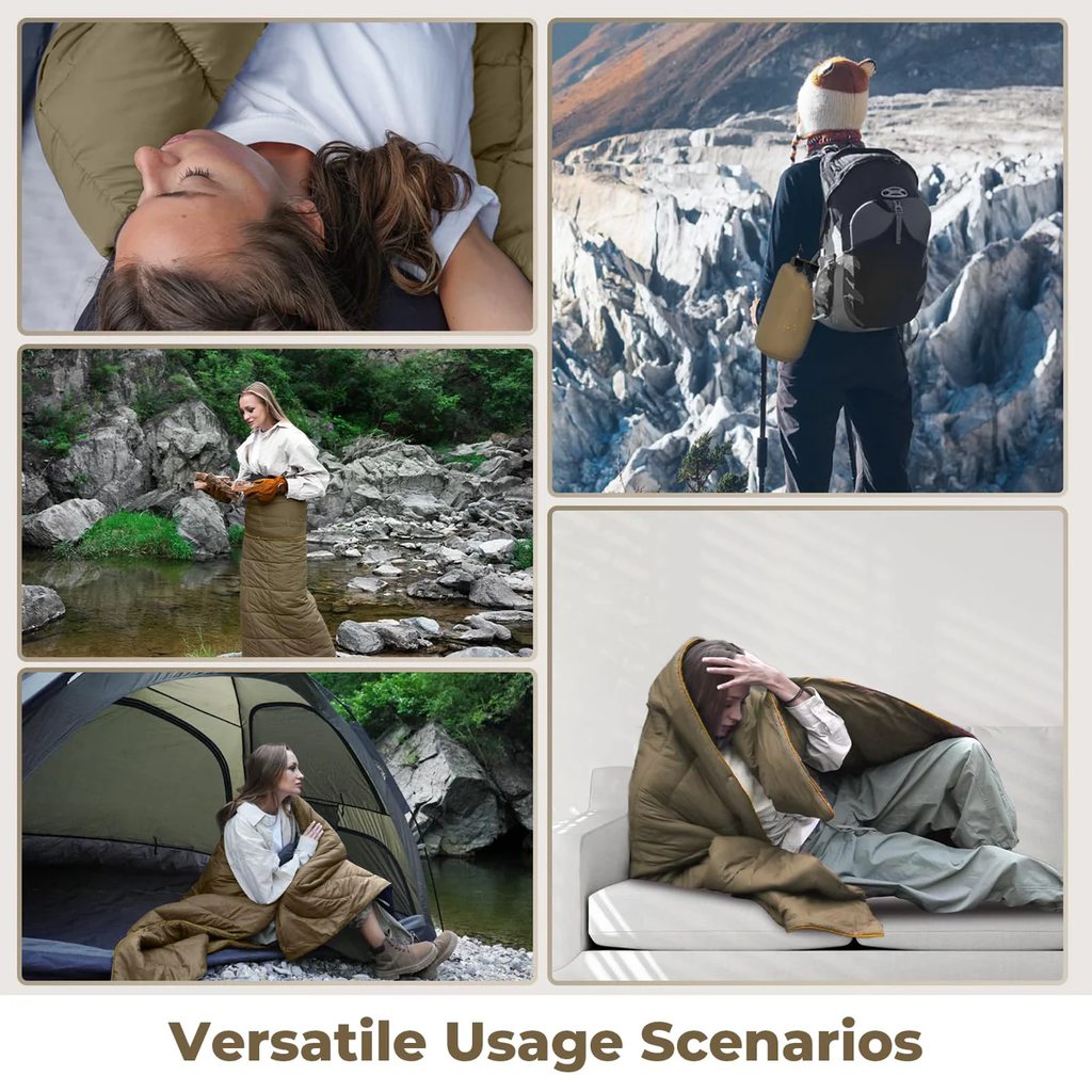 3-in-1 Multi-Functional Camping Blanket – Lightweight Portable Outdoor Blanket