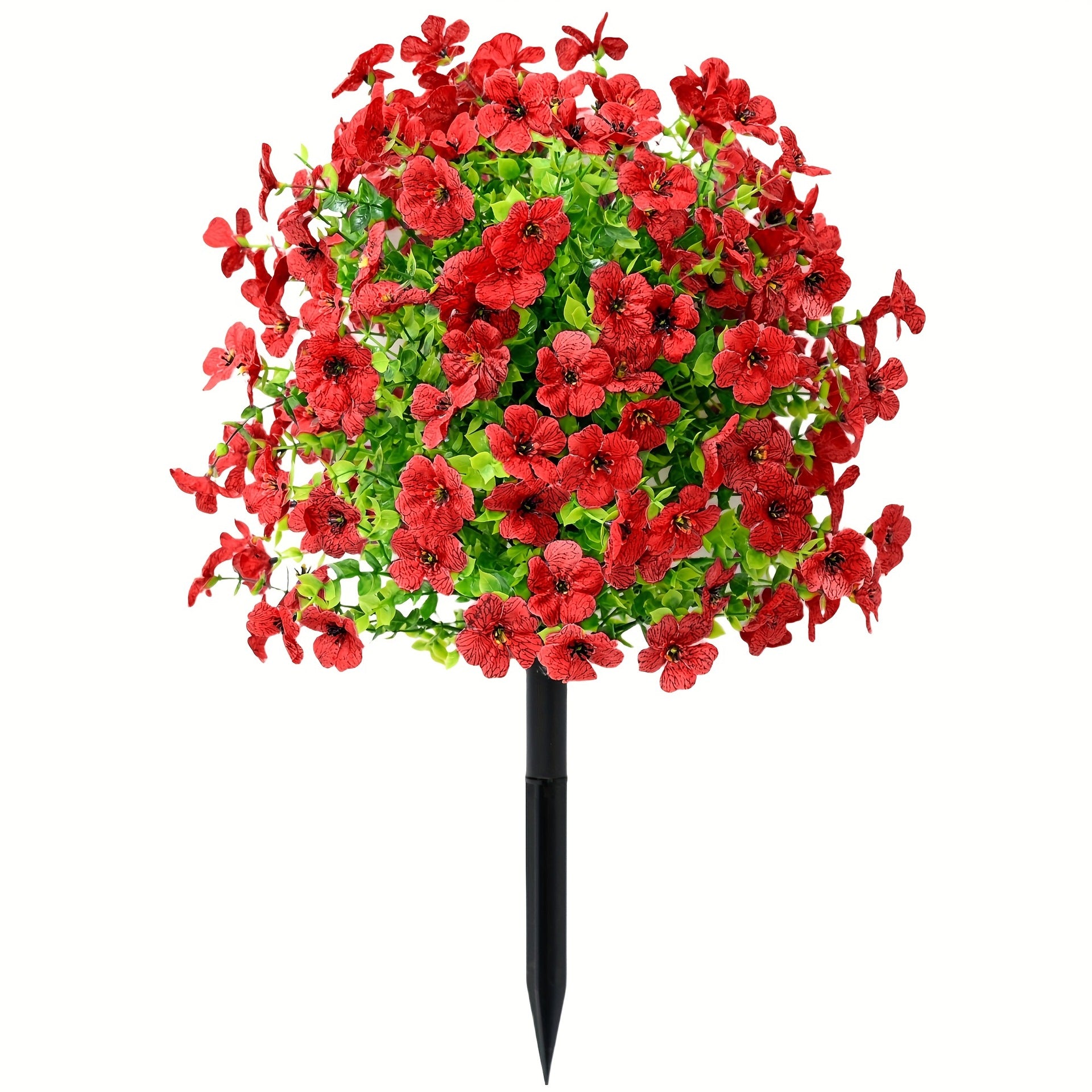 22 Inch Artificial Flower Stake with Multicolor Blooms for Garden, Yard & Lawn