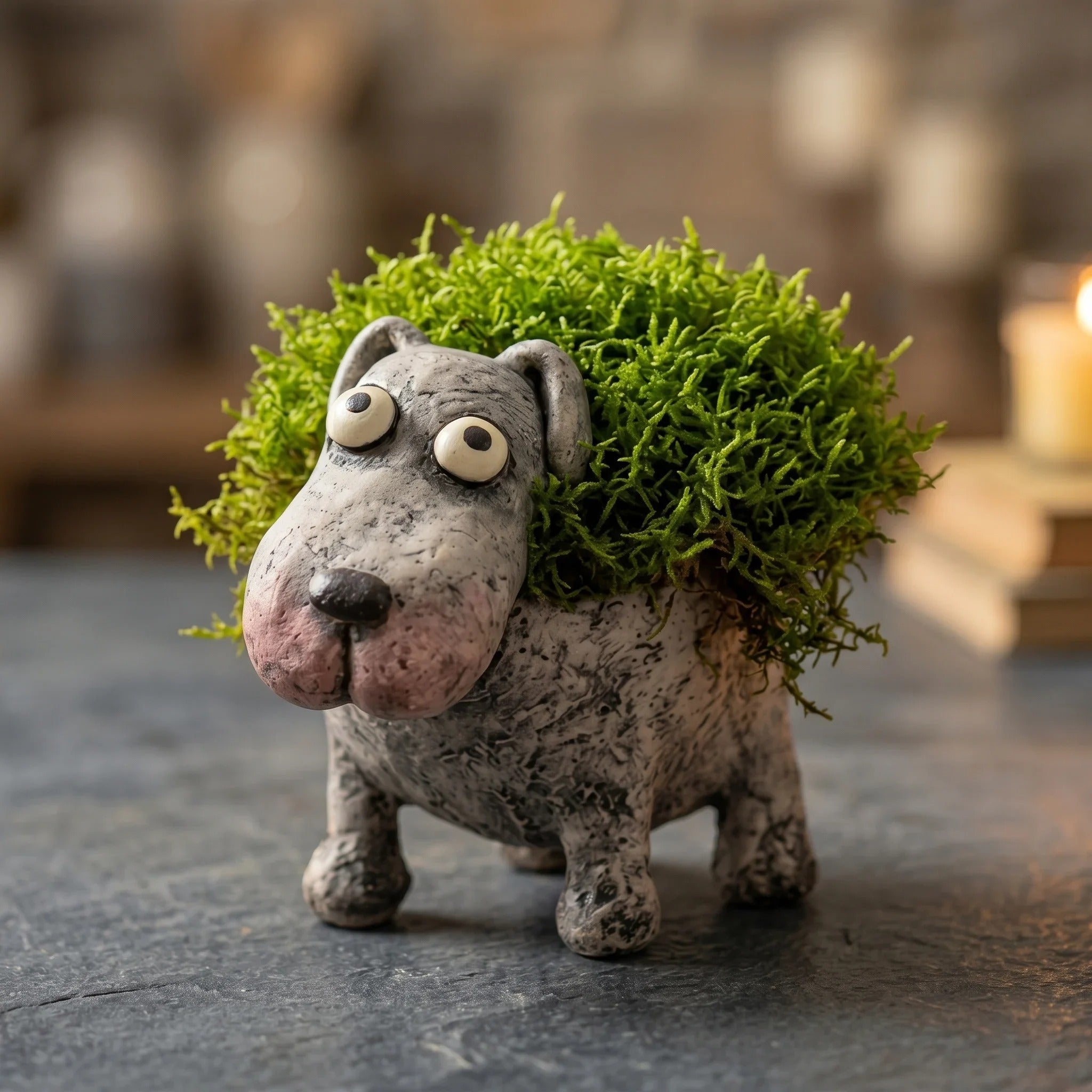 Cute Animal Resin Planter, Whimsical Plant Pot Decor for Succulents