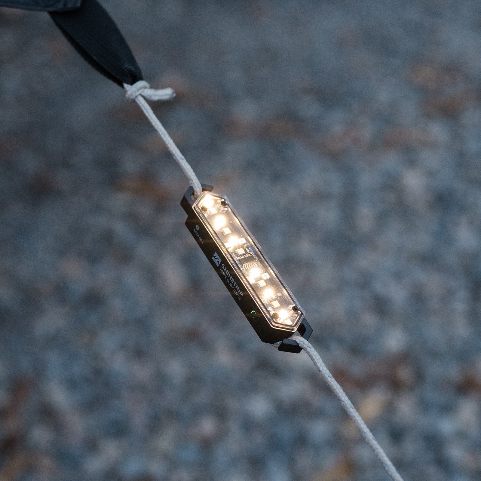 8-Piece USB-C Rechargeable Camping Rope Light Set with Stepless Dimming