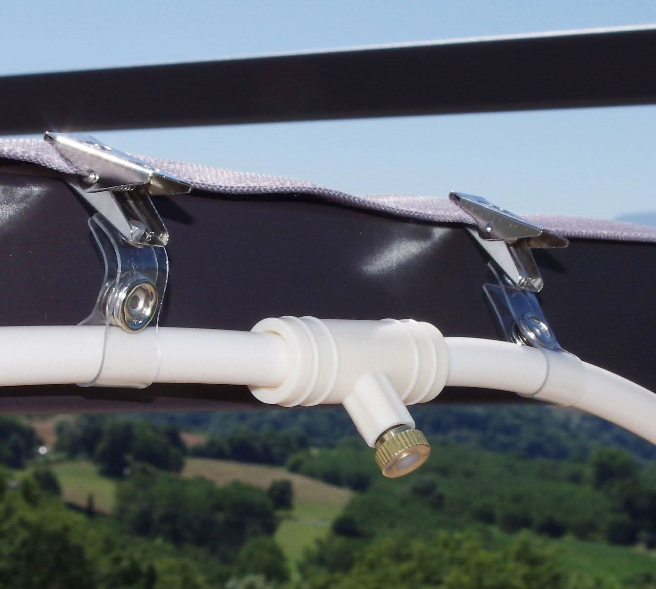 Outdoor Misting System Kit for Patio Cooling and Garden Watering