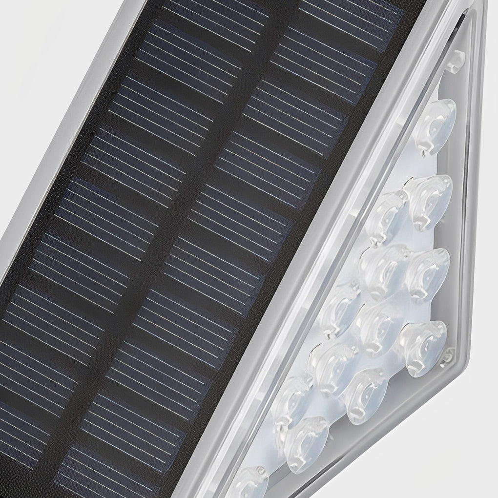 Triangle Solar LED Step Lights, Waterproof Outdoor Stair Lights