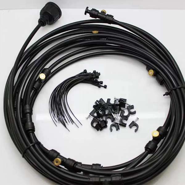 Outdoor Misting System Kit for Patio Cooling and Garden Watering