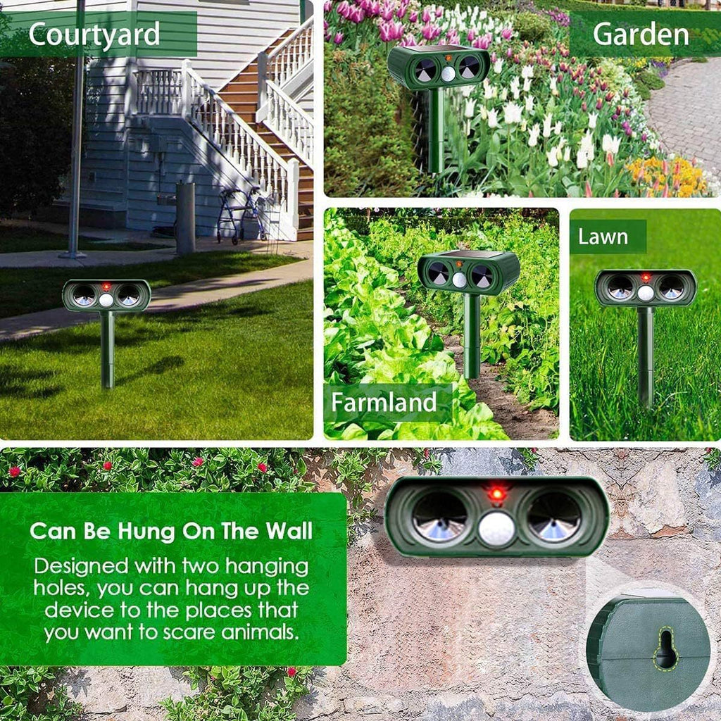 Infrared Solar Powered Animal Pest Repeller (1 Repeller)