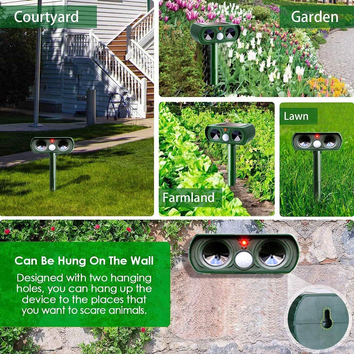 Infrared Solar Powered Animal Pest Repeller (1 Repeller)