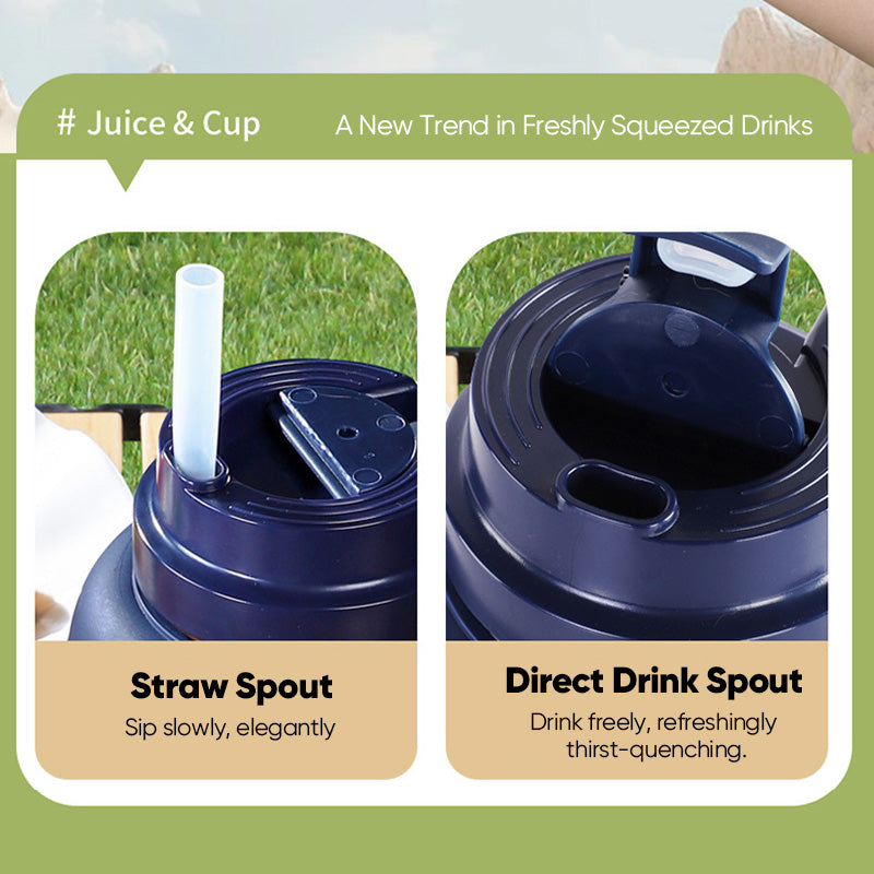 Portable Cordless Blender Bottle – Rechargeable 2-in-1 Blend & Go Cup