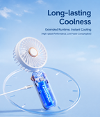 1200mAh Mini USB Rechargeable Fan with 5 Speeds & LED Display