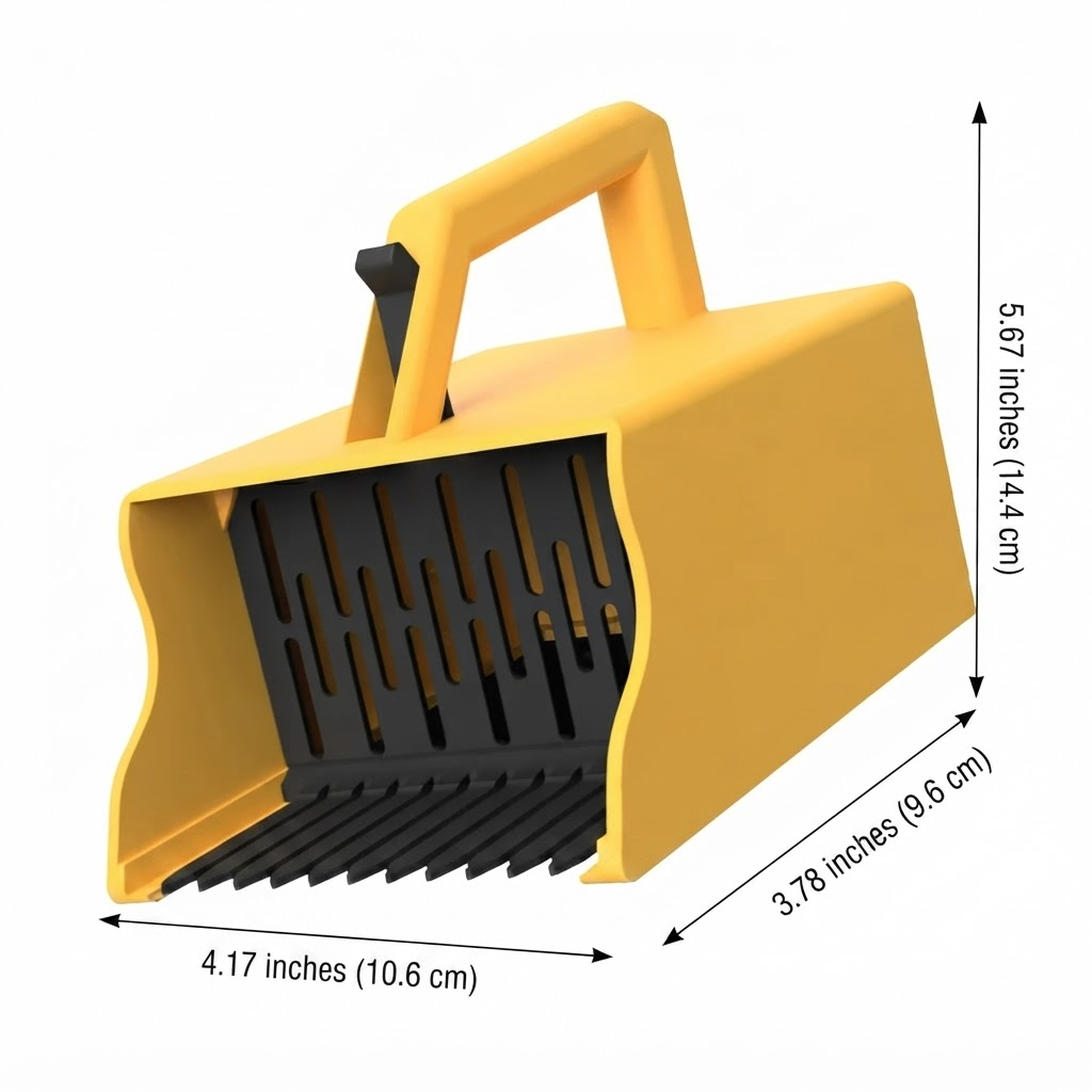 Handheld Berry Picker with Built-In Comb & Collection Box