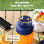 Portable Cordless Blender Bottle – Rechargeable 2-in-1 Blend & Go Cup