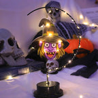 Halloween LED Night Light, Witch Spider Bat Decorative Light