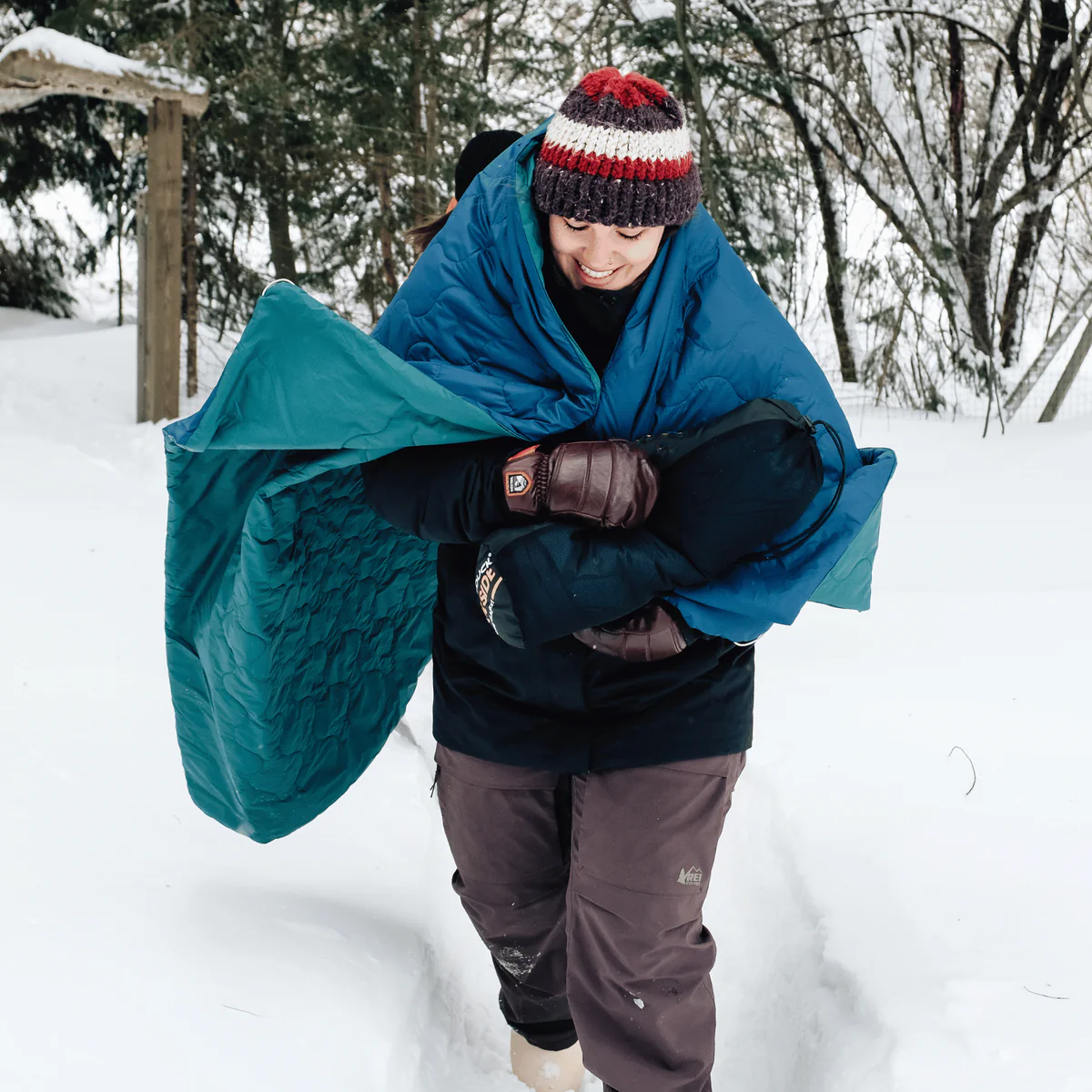 Trailside Camp Blanket Quilted Outdoor Camping Blanket