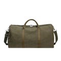 Canvas Travel Duffle Bag with Dry Wet Separation and Adjustable Shoulder Strap