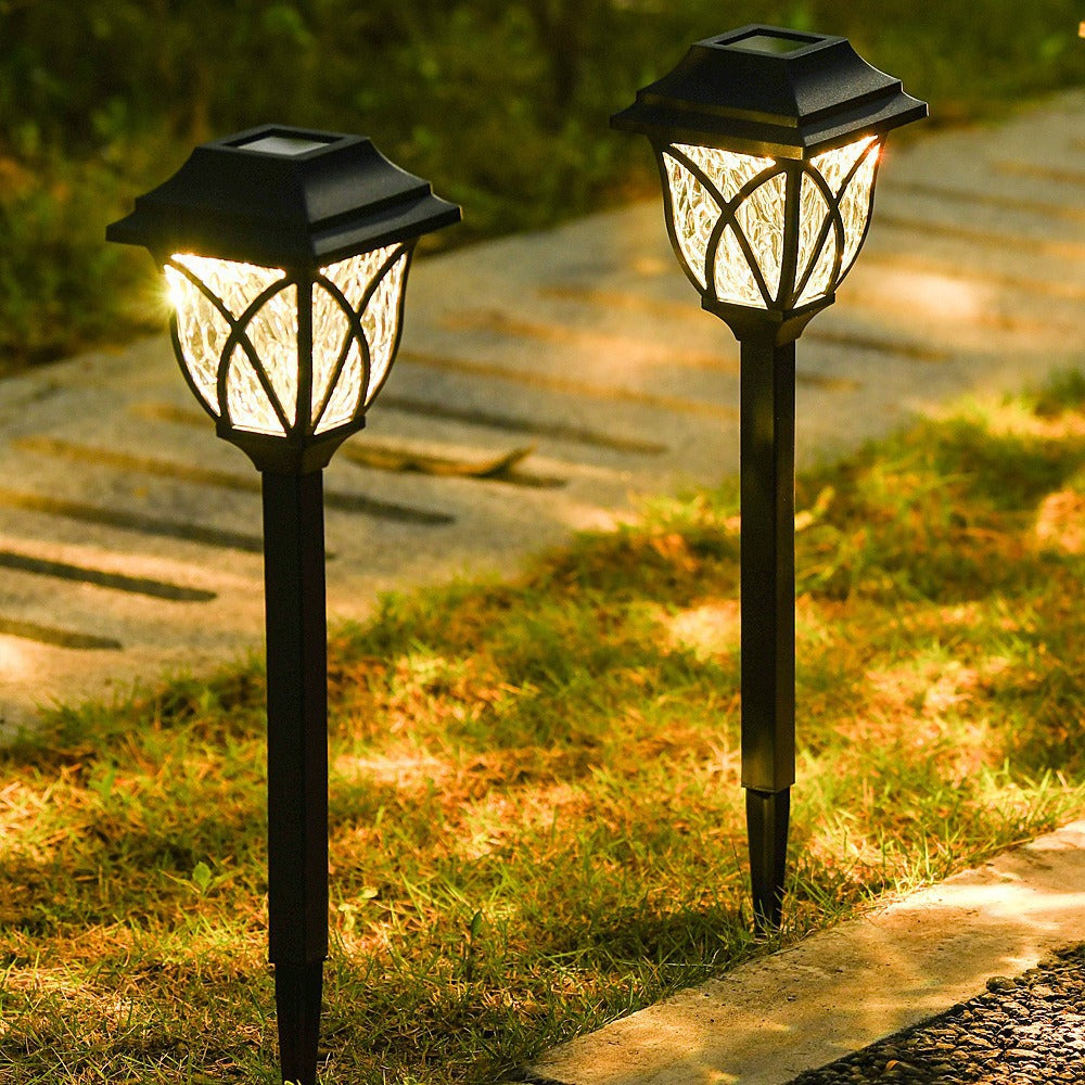 6 Pack LED Solar Pathway Lights for Gardens and Pathways