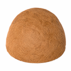 Half Round Wall Planter with Coconut Fiber Liner for Outdoor Garden