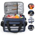 4-Layer Insulated Cooler Bag for Picnics, Camping & Travel