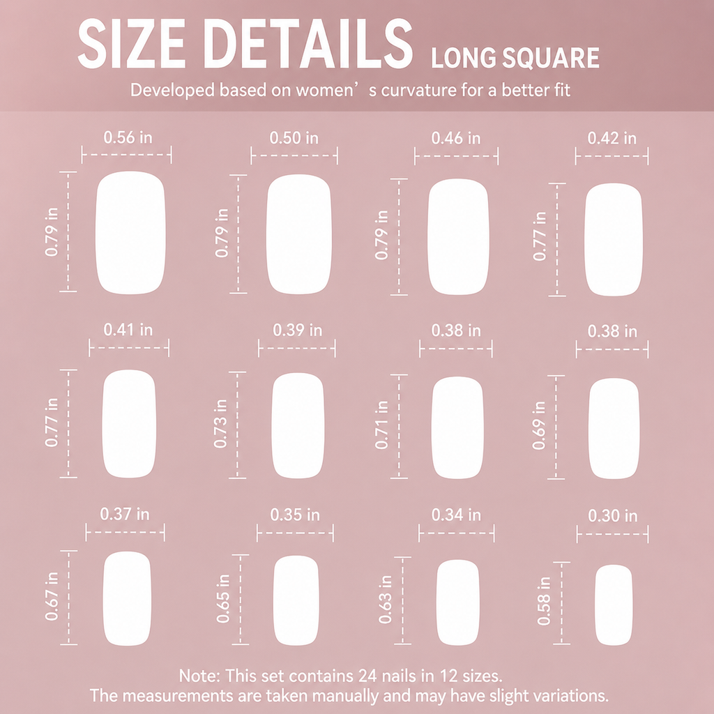 Champagne Cat Eye Short Tapered Square Press-On Nails, 24 Pcs + Glue