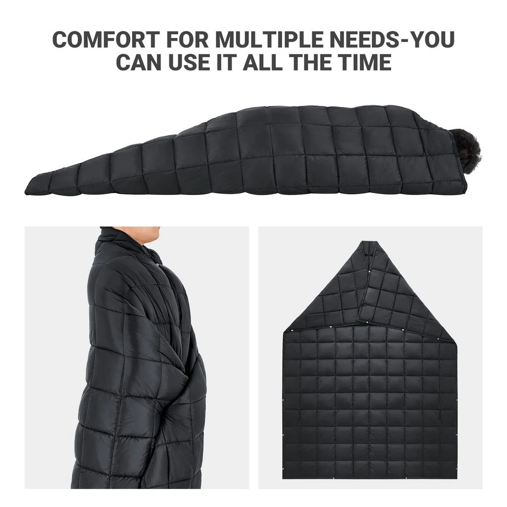 3-in-1 Multi-Functional Camping Blanket – Lightweight Portable Outdoor Blanket