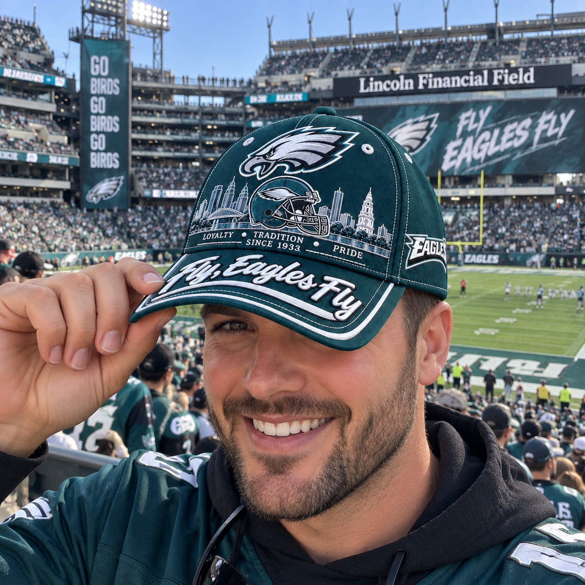 Fly, Eagles, Fly Commemorative Baseball Cap