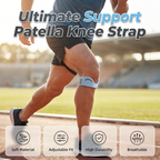 Adjustable Open Patella Knee Brace with Side Supports