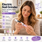 Electric Nail Grinder with LED Light for Thick & Hard Nails