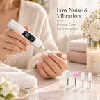 Electric Nail Grinder with LED Light for Thick & Hard Nails