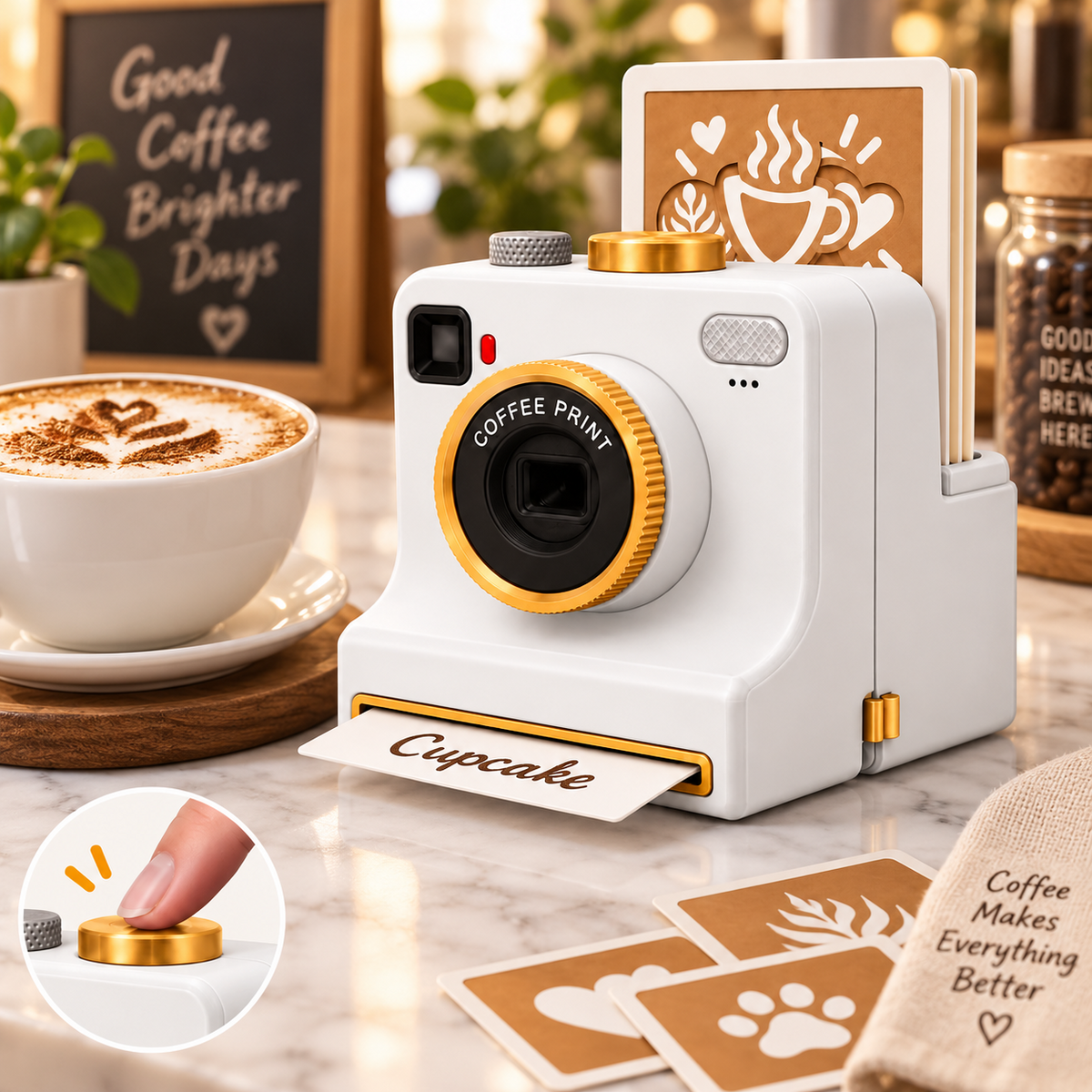 Custom Latte Art Printer – Turn Photos Into Coffee Designs