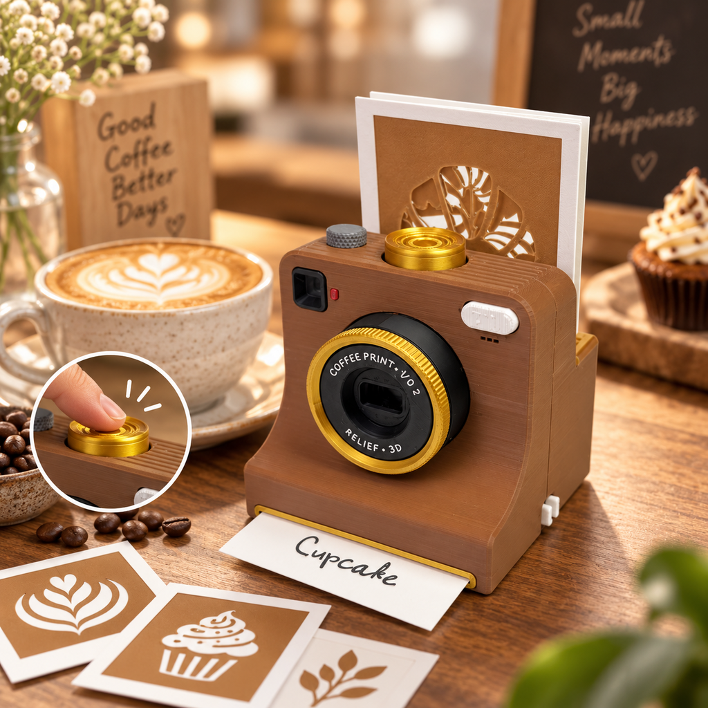 Custom Latte Art Printer – Turn Photos Into Coffee Designs