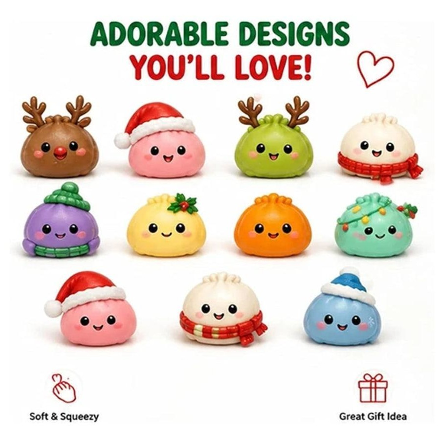24-Day Christmas Squishy Advent Calendar – Mystery Fidget Toys