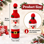 Christmas Wine Bottle Covers – Santa, Snowman, Reindeer & Elf