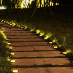 4 Pack Solar Ground Lights – 8 LED Waterproof Outdoor Solar Pathway & Garden Lights