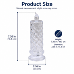 Acrylic LED Flameless Candle with Color-Changing Lights