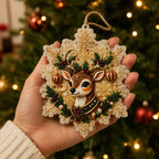 6-Piece Christmas Diamond Painting Ornament Kit