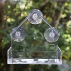 Clear View Window Bird Feeder for Bird Watching with Suction Cups